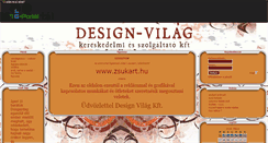 Desktop Screenshot of design-vilagkft.gportal.hu