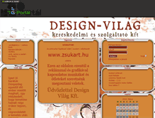 Tablet Screenshot of design-vilagkft.gportal.hu