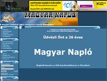 Tablet Screenshot of magyarnaplo.gportal.hu
