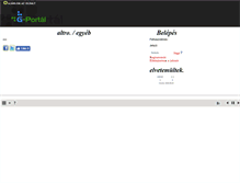 Tablet Screenshot of lovejustin.gportal.hu