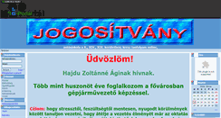 Desktop Screenshot of hajduagi.gportal.hu