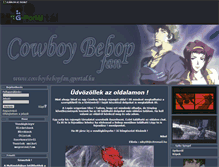 Tablet Screenshot of cowboybebopfan.gportal.hu