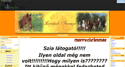 Desktop Screenshot of lovasokfarmja.gportal.hu