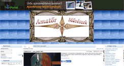 Desktop Screenshot of amklub.gportal.hu