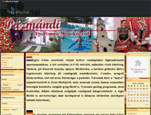 Tablet Screenshot of pazmandivendeghaz.gportal.hu