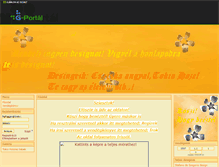 Tablet Screenshot of designek.gportal.hu