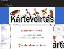 Tablet Screenshot of kartevoirtas.gportal.hu