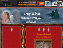 Tablet Screenshot of angyalka-karacsonya.gportal.hu