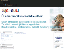 Tablet Screenshot of logisuli.gportal.hu