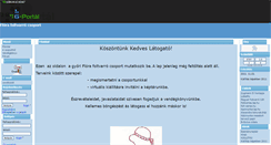 Desktop Screenshot of florafolt.gportal.hu