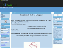 Tablet Screenshot of florafolt.gportal.hu