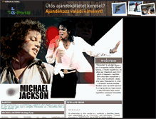 Tablet Screenshot of 1michaeljackson.gportal.hu