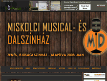 Tablet Screenshot of musicalesdalszinhaz.gportal.hu