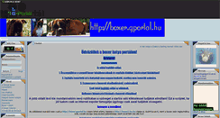 Desktop Screenshot of boxer.gportal.hu