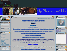 Tablet Screenshot of boxer.gportal.hu