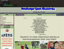 Tablet Screenshot of dunakanyar-sa.gportal.hu