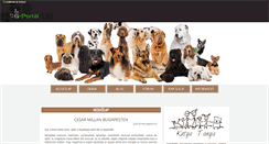 Desktop Screenshot of kutyatanya.gportal.hu