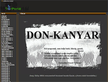 Tablet Screenshot of donkanyar.gportal.hu
