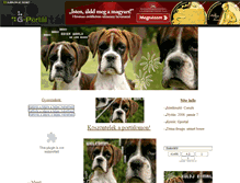Tablet Screenshot of boxerek.gportal.hu