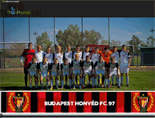 Tablet Screenshot of honvedfc97.gportal.hu