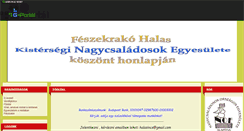 Desktop Screenshot of halasincs.gportal.hu
