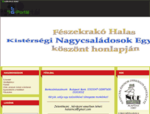 Tablet Screenshot of halasincs.gportal.hu