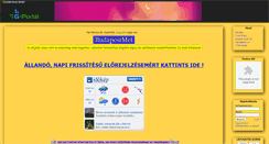 Desktop Screenshot of budapestmet.gportal.hu