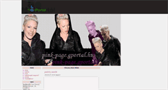 Desktop Screenshot of pink-page.gportal.hu