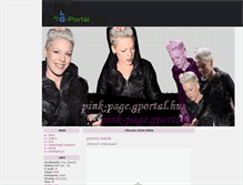 Tablet Screenshot of pink-page.gportal.hu