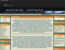 Tablet Screenshot of digitalisfotozas.gportal.hu