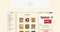 Desktop Screenshot of lakoma.gportal.hu