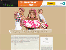 Tablet Screenshot of emiliaattias.gportal.hu