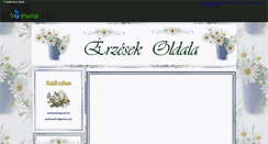 Desktop Screenshot of erzesek.gportal.hu