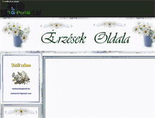 Tablet Screenshot of erzesek.gportal.hu