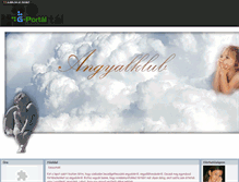 Tablet Screenshot of angyalklub.gportal.hu