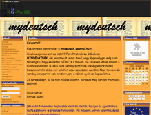 Tablet Screenshot of mydeutsch.gportal.hu