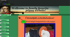 Desktop Screenshot of familyfavoritepuppy.gportal.hu