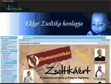 Tablet Screenshot of ekkerzsoltika.gportal.hu