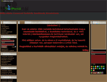 Tablet Screenshot of csomoskarkoto.gportal.hu