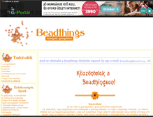 Tablet Screenshot of beadthings.gportal.hu