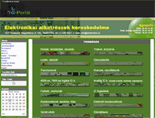 Tablet Screenshot of elektrofok.gportal.hu