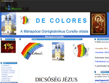 Tablet Screenshot of mariapocsicursillo.gportal.hu