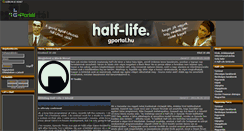 Desktop Screenshot of half-life.gportal.hu