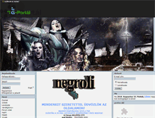 Tablet Screenshot of negroli.gportal.hu