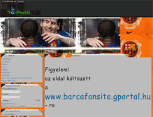 Tablet Screenshot of barcafain.gportal.hu