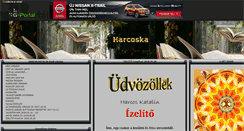 Desktop Screenshot of harcoska.gportal.hu