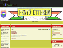 Tablet Screenshot of fenyovendeglo.gportal.hu