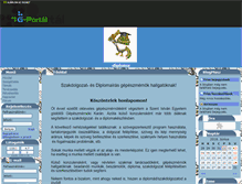 Tablet Screenshot of diploma.gportal.hu