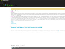 Tablet Screenshot of gomezheart.gportal.hu