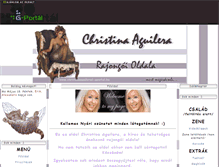 Tablet Screenshot of christinaaguilera2.gportal.hu